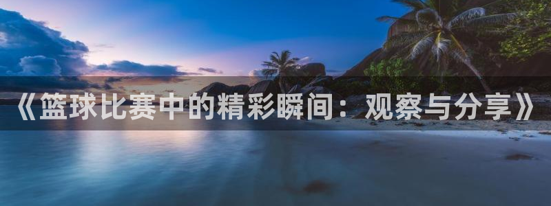 《篮球比赛中的精彩瞬间：观察与分享》