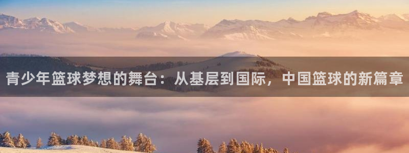 青少年篮球梦想的舞台：从基层到国际，中国篮球的新篇章