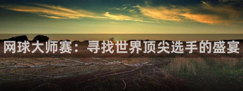 球速体育app下载地址手机版最新：网球大师赛：寻找世界顶尖选